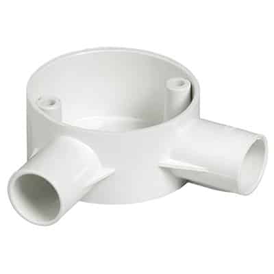 2 Way 90° 20mm PVC