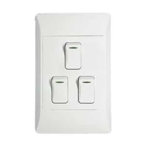 Condere 3 Lever 1 Way Switch 4x2
