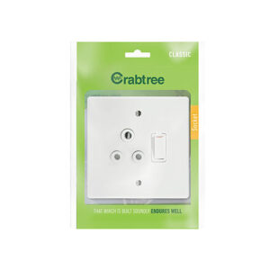 Crabtree Socket Outlet Single 4x4