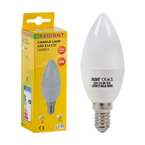 Candle 6 Watt E14(SES) W/W LED Lamp