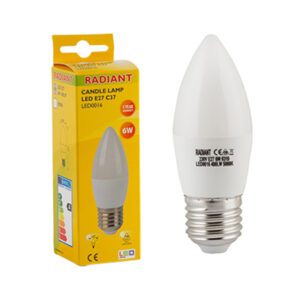 Candle 6 Watt E27(ES) W/W LED Lamp