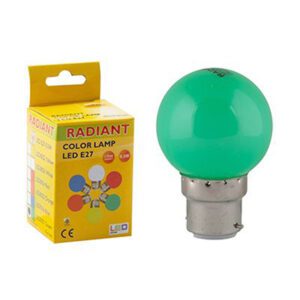 Golf 1 Watt B22(BC) Green LED Lamp