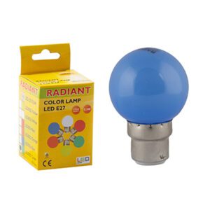 Golf 1 Watt B22(BC) Blue LED Lamp