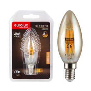 Filament Candle 4 Watt E14(SES) LED Lamp
