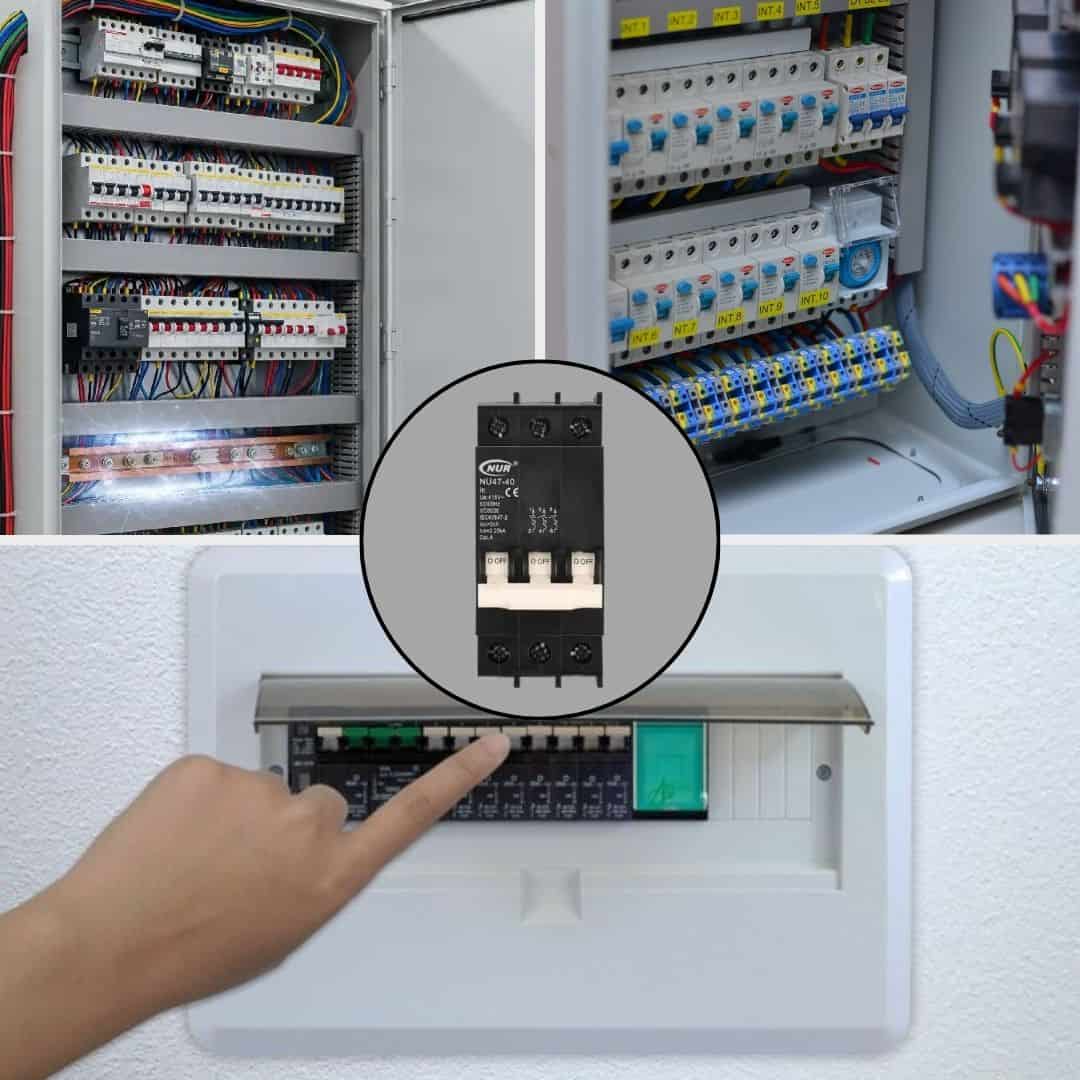 NUR 25 Amp 3Pole 3kA Samite Circuit Breaker 2 NUR 20 Amp 3Pole 3kA Samite Circuit Breaker