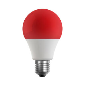 A60 7 Watt E27(ES) Red LED Lamp