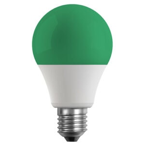 A60 7 Watt E27(ES) Green LED Lamp