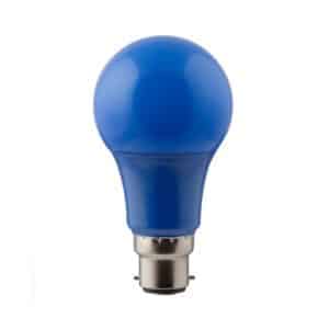 A60 7 Watt B22(BC) Blue LED Lamp
