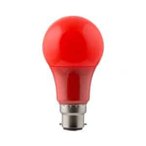 A60 7 Watt B22(BC) Red LED Lamp
