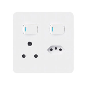 Chint Socket Outlet Single+Euro 4x4