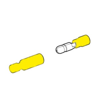 3ULMS2+3ULFS2 Terminal Bullet 5.0mm² Yellow 5pcs