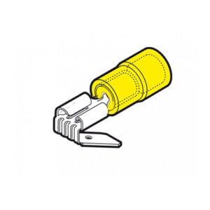 3PB Terminal Piggyback 6.4mm² Yellow 5pcs