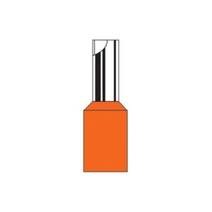 Ferrule Bootlace 4.0mm² Orange 5pcs