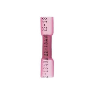 Ferrule Heatshrink Wire Splice 1.5mm² Red 5pcs