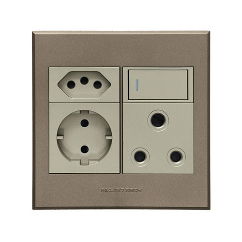 VETI3 Socket V-Slim Shuko Bronze 4x4 1 VETI3