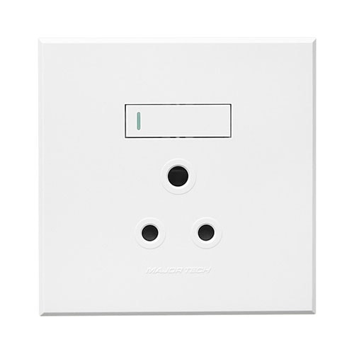 VETI3 Socket Outlet Single White 4x4 1 VETI3