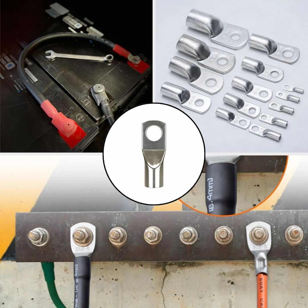 Lug HTB3512 35x12mm² 4pcs 4 Lug HTB7010 70x10mm² 2pcs Lug HTB68 6x8mm² 4pcs Lug HTB65 6x5mm² 5pcs Lug HTB610 6x10mm² 4pcs Lug HTB508 50x8mm² 2pcs Lug HTB506 50x6mm² 2pcs Lug HTB5012 50x12mm² 2pcs Lug HTB5010 50x10mm² 2pcs Lug HTB46 4x6mm² 5pcs Lug HTB358 35x8mm² 4pcs Lug HTB356 35x6mm² 4pcs Lug HTB3512 35x12mm² 4pcs Lug HTB3510 35x10mm² 4pcs Lug HTB258 25x8mm² 4pcs Lug HTB256 25x6mm² 4pcs Lug HTB2512 25x12mm² 4pcs Lug HTB2510 25x10mm² 4pcs Lug HTB25 2.5x5mm² 5pcs Lug HTB18512 185x12mm² 2pcs Lug HTB168 16x8mm² 4pcs Lug HTB166 16x6mm² 4pcs Lug HTB1610 16x10mm² 4pcs Lug HTB16 1.5x6mm² 5pcs Lug HTB15 1.5x5mm² 5pcs Lug HTB108 10x8mm² 4pcs Lug HTB106 10x6mm² 4pcs Lug HTB1012 10x12mm² 4pcs Lug HTB1010 10x10mm² 4pcs