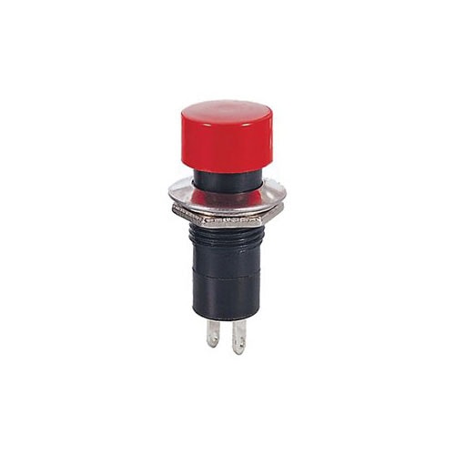 Push Button Ignition Round M-Head Red NC PTB/RTM 5A 12VDC