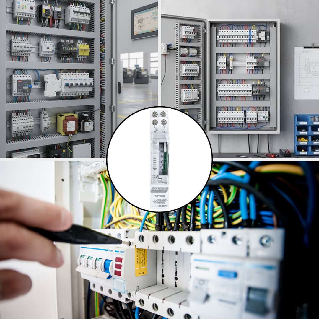 Timer Analogue Slimline Dinrail Major-Tech 2 Timer Analogue Slimline Dinrail Major-Tech