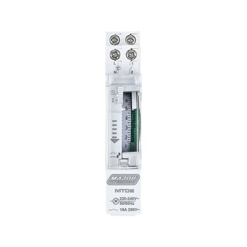 Timer Analogue Slimline Dinrail Major-Tech 1 Timer Analogue Slimline Dinrail Major-Tech