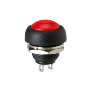 Press Button Round Red PTM/RTB 2A 12VDC/220VAC