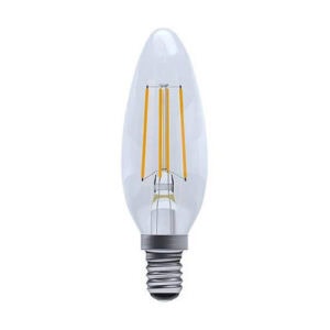 Electrical | Home 8 Filament Candle 4 Watt E14(SES) Warm White LED Lamp Filament Candle 4 Watt E14(SES) Cool White LED Lamp
